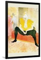 Sitting Clown-Henri de Toulouse-Lautrec-Framed Art Print