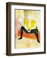 Sitting Clown-Henri de Toulouse-Lautrec-Framed Art Print