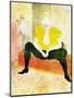 Sitting Clown-Henri de Toulouse-Lautrec-Mounted Art Print