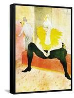 Sitting Clown-Henri de Toulouse-Lautrec-Framed Stretched Canvas