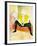 Sitting Clown-Henri de Toulouse-Lautrec-Framed Art Print