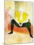 Sitting Clown-Henri de Toulouse-Lautrec-Mounted Art Print