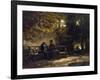 Sitting Couple on a Bench (Resting Promenaders), 1860-Carl Spitzweg-Framed Giclee Print