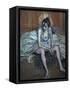 Sitting Dancer-Henri de Toulouse-Lautrec-Framed Stretched Canvas