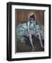 Sitting Dancer-Henri de Toulouse-Lautrec-Framed Giclee Print