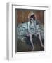 Sitting Dancer-Henri de Toulouse-Lautrec-Framed Giclee Print