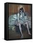 Sitting Dancer-Henri de Toulouse-Lautrec-Framed Stretched Canvas