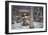 Sitting Down They Watched Him There-James Jacques Joseph Tissot-Framed Giclee Print