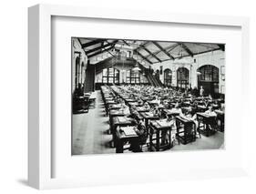 Sitting Examinations, Crawford Street School, Camberwell, London, 1906-null-Framed Photographic Print