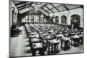 Sitting Examinations, Crawford Street School, Camberwell, London, 1906-null-Mounted Photographic Print