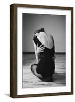 Sitting Girl-Michalina Wozniak-Framed Photographic Print