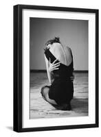 Sitting Girl-Michalina Wozniak-Framed Photographic Print
