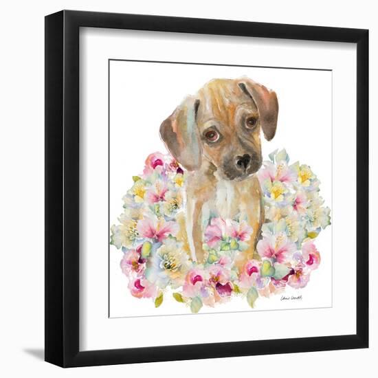 Sitting in Petals II-Lanie Loreth-Framed Art Print