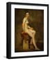 Sitting nude, also called Mlle. Rose (a professional model in the studio of Pierre-Narcisse Guerin)-Eugene Delacroix-Framed Giclee Print