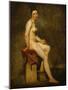 Sitting nude, also called Mlle. Rose (a professional model in the studio of Pierre-Narcisse Guerin)-Eugene Delacroix-Mounted Giclee Print