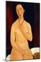 Sitting Nude with Necklace, 1917-Amedeo Modigliani-Mounted Giclee Print