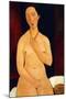 Sitting Nude with Necklace, 1917-Amedeo Modigliani-Mounted Giclee Print