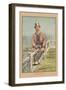 Sitting on a Rail-Tom Merry-Framed Art Print