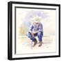 Sitting on the Fence-Hazel Soan-Framed Giclee Print