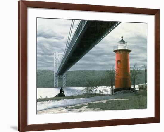 Sitting on the Rock of the Bay, 1988-Max Ferguson-Framed Giclee Print