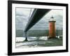 Sitting on the Rock of the Bay, 1988-Max Ferguson-Framed Giclee Print