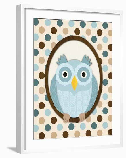 Sitting Owl I-N. Harbick-Framed Art Print