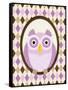 Sitting Owl IV-N. Harbick-Framed Stretched Canvas