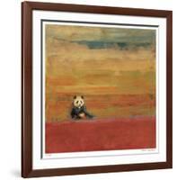 Sitting Panda-Mj Lew-Framed Giclee Print