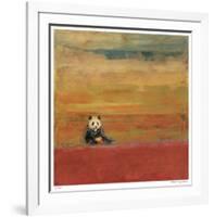 Sitting Panda-Mj Lew-Framed Giclee Print