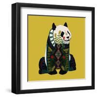 Sitting Panda-Sharon Turner-Framed Art Print