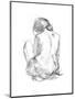 Sitting Pose I-null-Mounted Art Print