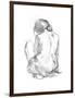 Sitting Pose I-null-Framed Art Print