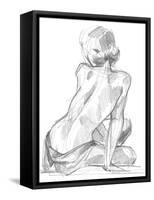 Sitting Pose II-null-Framed Stretched Canvas