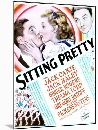 Sitting Pretty - Movie Poster Reproduction-null-Mounted Photo