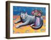 Sitting Pretty-Jerzy Marek-Framed Giclee Print