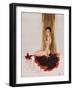 Sitting Pretty-David Wright-Framed Art Print