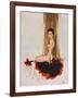 Sitting Pretty-David Wright-Framed Art Print