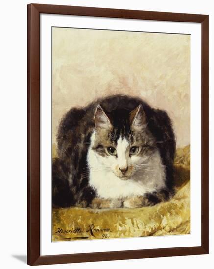 Sitting Pretty-Henriette Ronner-Knip-Framed Giclee Print