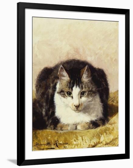 Sitting Pretty-Henriette Ronner-Knip-Framed Giclee Print