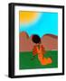 Sitting Pretty-Lorintheory-Framed Art Print