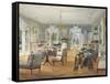 Sitting Room in a Country Estate, 1830-1840S-null-Framed Stretched Canvas