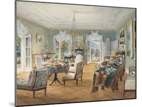 Sitting Room in a Country Estate, 1830-1840S-null-Mounted Giclee Print