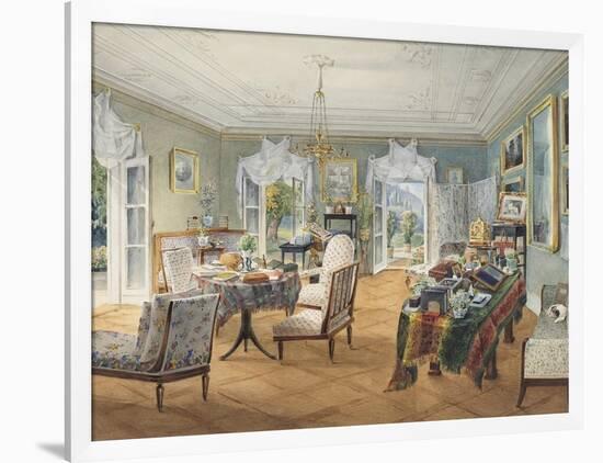 Sitting Room in a Country Estate, 1830-1840S-null-Framed Giclee Print