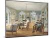 Sitting Room in a Country Estate, 1830-1840S-null-Mounted Premium Giclee Print