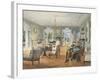 Sitting Room in a Country Estate, 1830-1840S-null-Framed Giclee Print