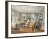 Sitting Room in a Country Estate, 1830-1840S-null-Framed Giclee Print