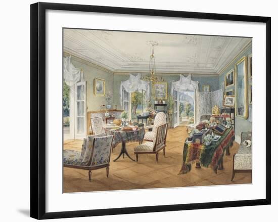 Sitting Room in a Country Estate, 1830-1840S-null-Framed Giclee Print