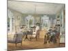Sitting Room in a Country Estate, 1830-1840S-null-Mounted Giclee Print