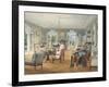 Sitting Room in a Country Estate, 1830-1840S-null-Framed Giclee Print