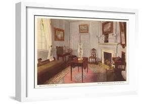 Sitting Room, Mt. Vernon, Virginia-null-Framed Art Print